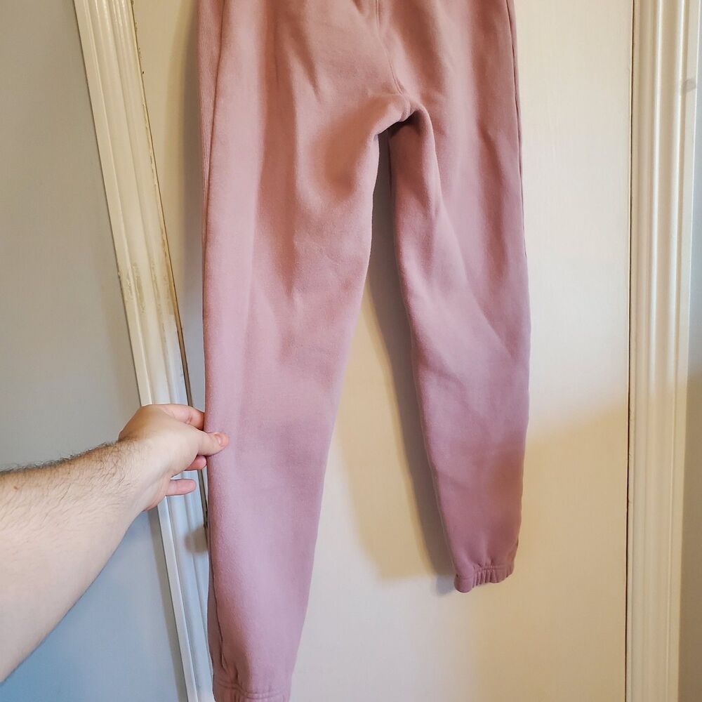 Aritzia TNA Sweatfleece Boyfriend Fit sweatpants Jogger Size XS Cozy loungewear - Picture 7 of 10